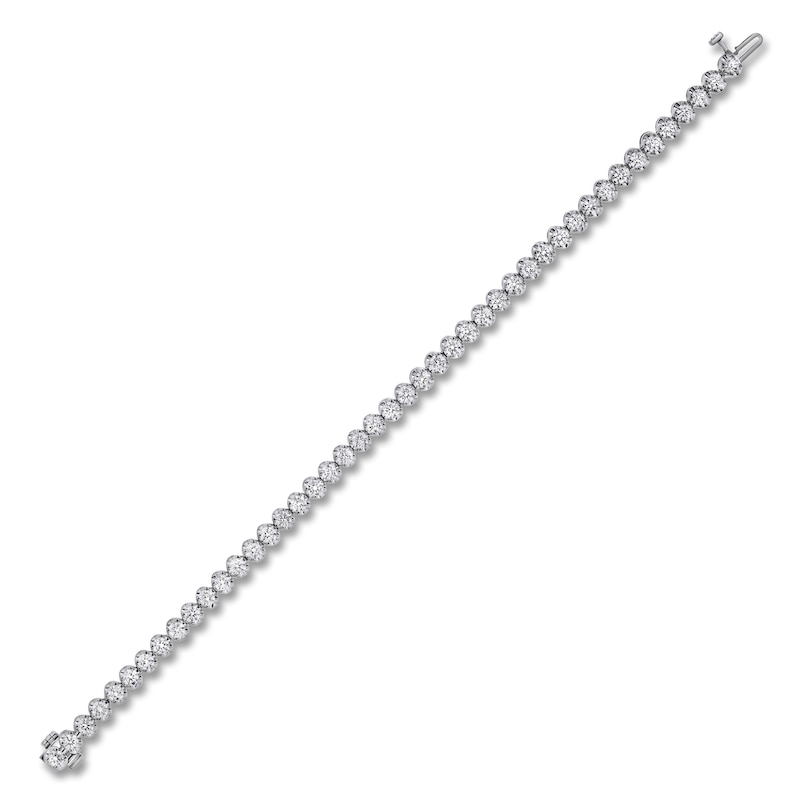 Blue Nile X Jared Diamond Tennis Bracelet 5 ct tw 14K White Gold 7"