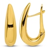 Thumbnail Image 0 of Blue Nile X Jared Tapered Teardrop Hoop Earrings 14K Yellow Gold