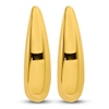 Thumbnail Image 1 of Blue Nile X Jared Tapered Teardrop Hoop Earrings 14K Yellow Gold