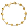 Thumbnail Image 1 of Blue Nile X Jared Bead Station Bracelet 14K Yellow Gold 7.5"