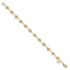 Thumbnail Image 2 of Blue Nile X Jared Bead Station Bracelet 14K Yellow Gold 7.5"