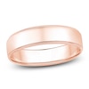 Thumbnail Image 1 of Men's Polished Milgrain Wedding Band 14K Rose Gold 6mm