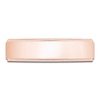 Thumbnail Image 3 of Men's Polished Milgrain Wedding Band 14K Rose Gold 6mm