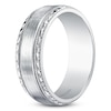 Thumbnail Image 2 of Kirk Kara Men's Engraved Brushed Wedding Band 14K White Gold 7mm