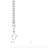 Thumbnail Image 4 of Franco Chain Necklace 3mm Stainless Steel 24&quot;