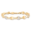 Thumbnail Image 1 of Men's Diamond Mariner Link Bracelet 1/3 ct tw 10K Yellow Gold 8.5&quot;