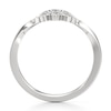 Thumbnail Image 2 of J'Lure Lab-Created Diamond Scalloped Wedding Band 1/6 ct tw 18K White Gold