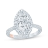 Thumbnail Image 1 of Pnina Tornai Marquise-Cut Lab-Grown Diamond Halo Engagement Ring 3 ct tw 14K White Gold