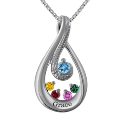 Birthstone Family & Mother's Necklace