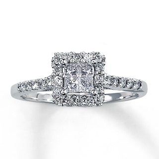 Previously Owned Ring 1/2 ct tw Diamonds 14K White Gold | Jared