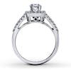 Thumbnail Image 2 of Previously Owned Diamond Ring Setting 1/2 ct tw 14K White Gold