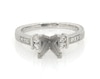 Thumbnail Image 0 of Previously Owned Diamond Bridal Setting 1/5 ct tw 14K White Gold