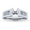 Thumbnail Image 1 of Previously Owned Diamond Ring Setting 1/2 ct tw Round-cut 14K White Gold