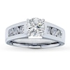 Thumbnail Image 3 of Previously Owned Diamond Ring Setting 1/2 ct tw Round-cut 14K White Gold