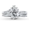 Thumbnail Image 1 of Previously Owned Diamond Bridal Setting 1/3 ct tw Round-cut 14K White Gold