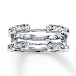 Previously Owned Enhancer 3/8 ct tw Diamonds 14K White Gold