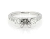 Thumbnail Image 0 of Previously Owned Certified Ideal-Cut Diamond Engagement Ring Setting 1/2 ct tw 18K White Gold & Platinum