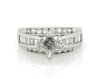 Thumbnail Image 0 of Previously Owned Diamond Engagement Ring Setting 1 ct tw 14K White Gold