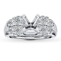 Previously Owned Hearts Desire Setting 1 ct tw Diamonds 18K White Gold