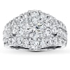 Thumbnail Image 2 of Previously Owned Diamond Ring Setting 2 ct tw Round/Baguette 14K White Gold