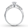 Thumbnail Image 1 of Previously Owned Diamond Ring Setting 3/8 ct tw Round-cut Platinum