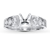 Thumbnail Image 1 of Previously Owned Diamond Ring Setting 1/2 ct tw Round-cut 14K White Gold