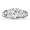 Thumbnail Image 3 of Previously Owned Diamond Ring Setting 1/2 ct tw Round-cut 14K White Gold