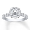 Thumbnail Image 0 of Previously Owned Diamond Ring Setting 5/8 ct tw Round-cut 14K White Gold