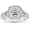 Thumbnail Image 1 of Previously Owned Diamond Ring Setting 1/2 ct tw Round-cut 14K White Gold