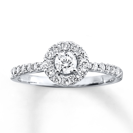 Previously Owned Diamond Engagement Ring 5/8 ct tw 14K Gold | Jared