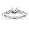 Thumbnail Image 1 of Previously Owned Scott Kay Ring Setting 1/10 ct tw Diamonds 14K White Gold