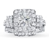 Thumbnail Image 2 of Previously Owned Diamond Bridal Setting 1-1/8 ct tw Princess-cut 14K White Gold