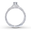 Thumbnail Image 2 of Previously Owned Neil Lane Bridal Setting 3/8 ct tw Diamonds 14K White Gold