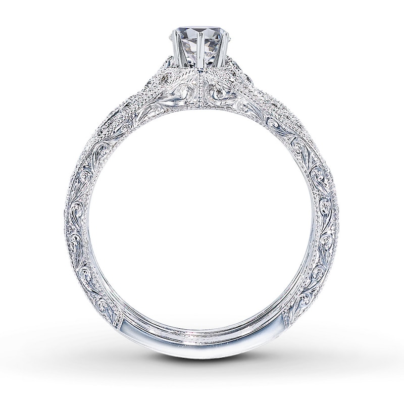 Main Image 2 of Previously Owned Neil Lane Bridal Setting 3/8 ct tw Diamonds 14K White Gold