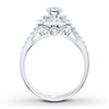 Thumbnail Image 1 of Previously Owned Diamond Ring Setting 1/2 ct tw Round-cut 14K White Gold