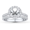 Thumbnail Image 0 of Previously Owned Diamond Bridal Setting 1/2 ct tw Round-cut 14K White Gold
