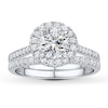 Thumbnail Image 2 of Previously Owned Diamond Bridal Setting 1/2 ct tw Round-cut 14K White Gold