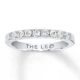 Previously Owned THE LEO Diamond Anniversary Band 3/8 ct tw Round-cut 14K White Gold