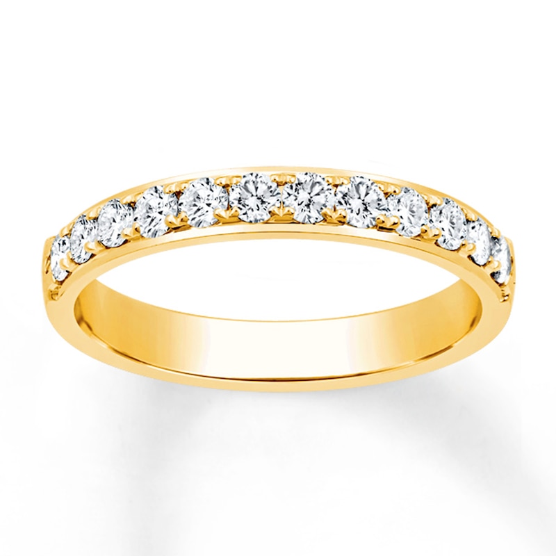 Main Image 1 of Previously Owned Anniversary Band 1/2 ct tw Round-cut Diamonds 14K Yellow Gold