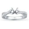 Thumbnail Image 1 of Previously Owned Diamond Ring Setting 1/4 ct tw Round-cut 14K White Gold