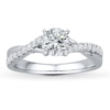 Thumbnail Image 3 of Previously Owned Diamond Ring Setting 1/4 ct tw Round-cut 14K White Gold