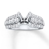 Thumbnail Image 1 of Previously Owned Diamond Ring Setting 1-1/4 ct tw Round 18K White Gold