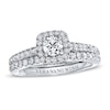 Thumbnail Image 1 of Previously Owned Vera Wang WISH 1 Carat tw Diamonds 14K Gold Bridal Set