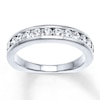 Thumbnail Image 1 of Previously Owned Diamond Anniversary Band 5/8 ct tw Round 18K White Gold