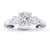 Thumbnail Image 3 of Previously Owned Diamond Ring Setting 1/2 ct tw Round-cut 18K White Gold