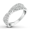 Thumbnail Image 4 of Previously Owned Diamond Ring 3/4 carat tw Round-cut 14K White Gold