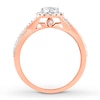 Thumbnail Image 2 of Previously Owned Diamond Promise Ring 3/8 ct tw Round 10K Rose Gold