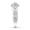 Thumbnail Image 2 of Previously Owned Diamond Promise Ring 1/2 carat tw Round 10K White Gold