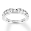 Thumbnail Image 1 of Previously Owned Diamond Anniversary Band 1 ct tw Round 18K White Gold