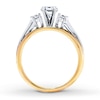 Thumbnail Image 1 of Previously Owned Diamond Ring Setting 1/8 ct tw Round-cut 14K Two-Tone Gold